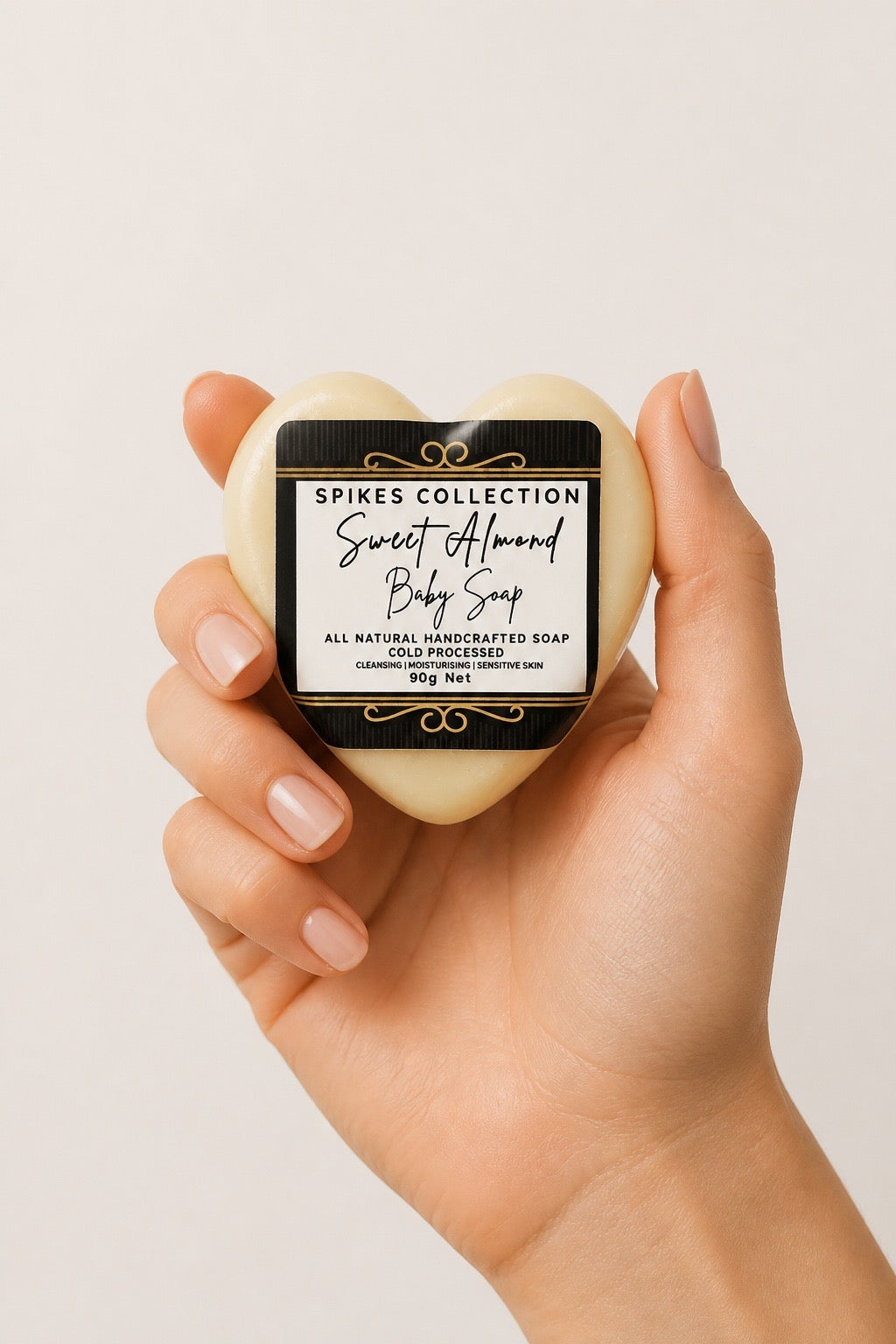 Sweet Almond Baby Soap Heart