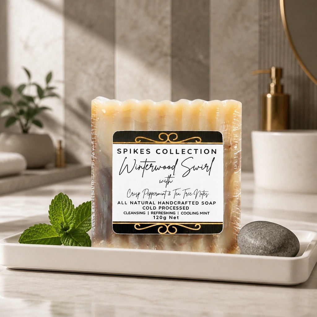 Winterwood Swirl with Crisp Peppermint & Tea Tree Notes