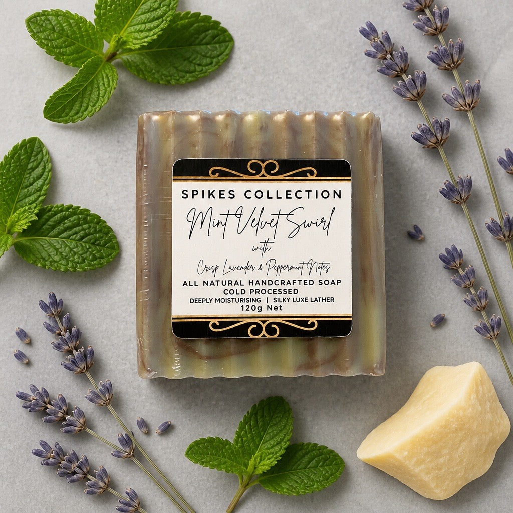 Mint Velvet Swirl with Crisp Lavender & Peppermint Notes