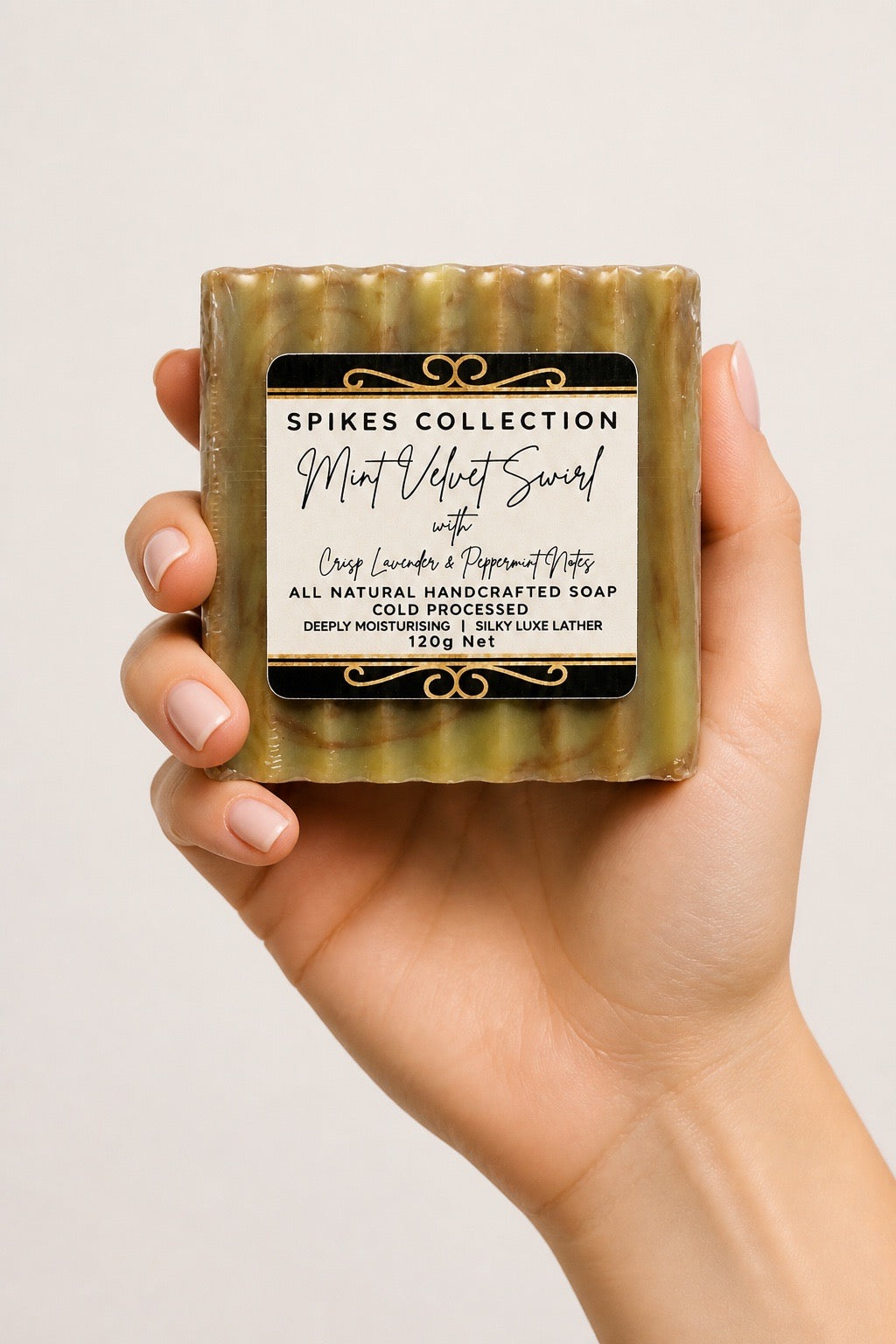 Mint Velvet Swirl with Crisp Lavender & Peppermint Notes