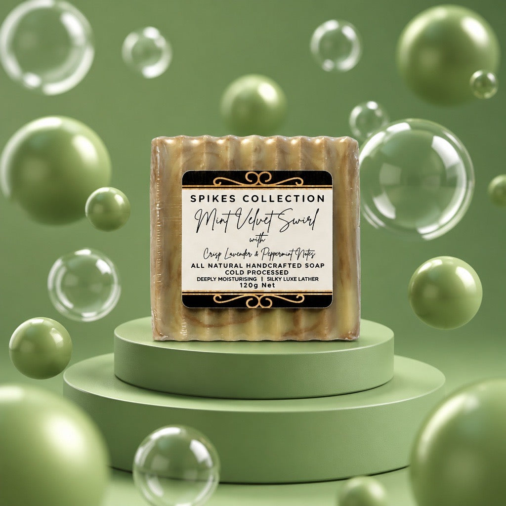 Mint Velvet Swirl with Crisp Lavender & Peppermint Notes