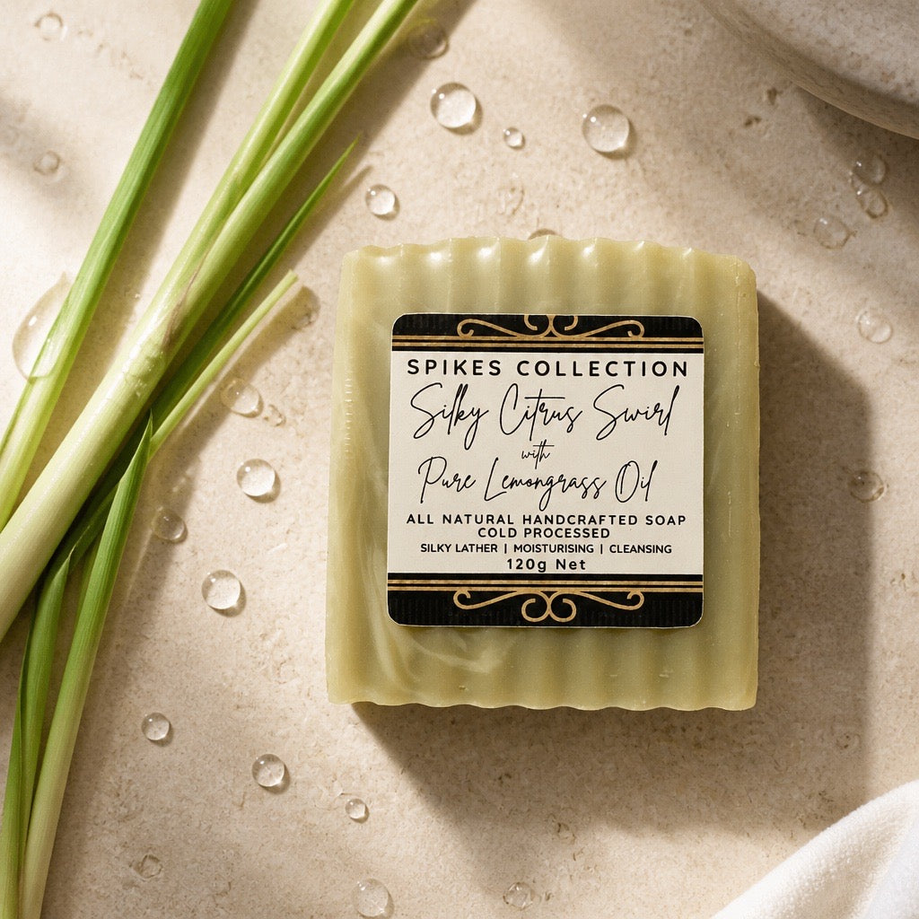 Silky Citrus Swirl with Lemongrass Essential Oil